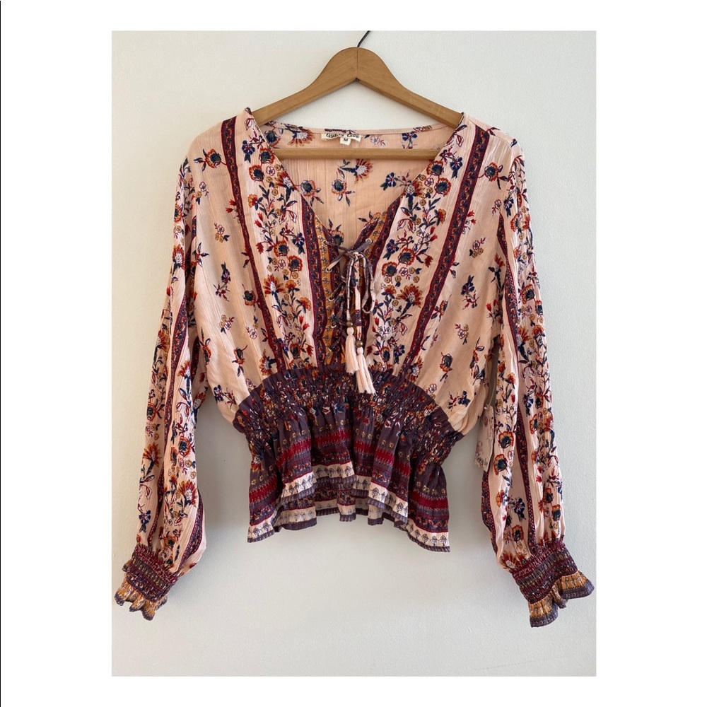 Floral Gypsy Blouse NWT